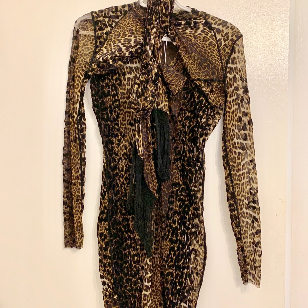 Jean Paul Gaultier leopard dress